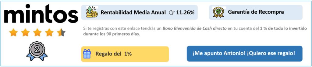 Resultados y características de la aplicación de Crowdfunding MINTOS